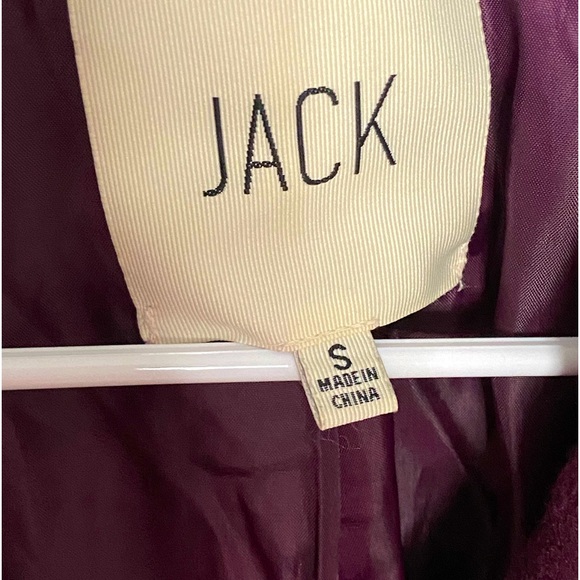 JACK by BB Dakota Cecil Purple Coat Size Small - Picture 8 of 8